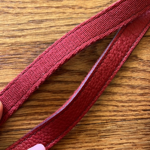 Red Genuine Leather Fossil Satchel Bag/Purse - Picture 7 of 11